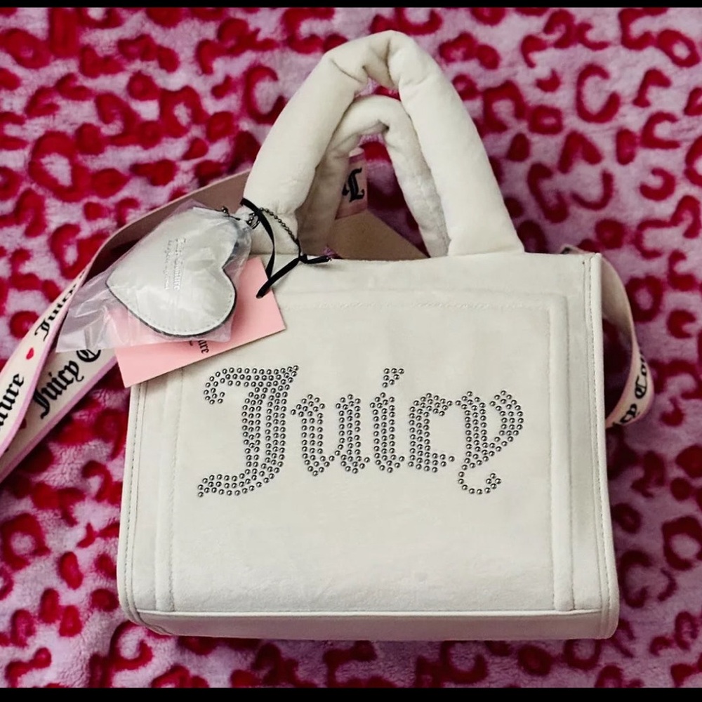 Juicy Couture Velour Big Spender Mini Tote Angel
